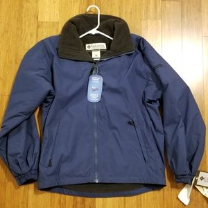 Columbia Mens City Trek Parka (Jacket) Blue/Black